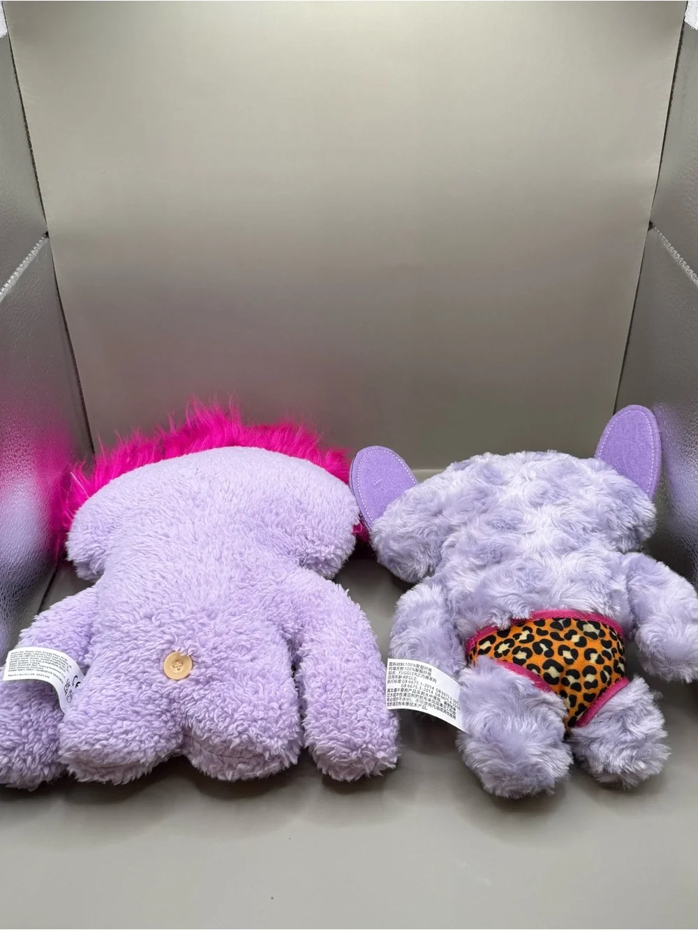 Fuggler Purple Plush Lot Stuffed Animals Ugly Cute